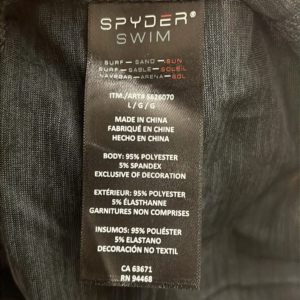 Spyder men’s swim rash guard